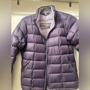 REI purple utility wind breaker jacket